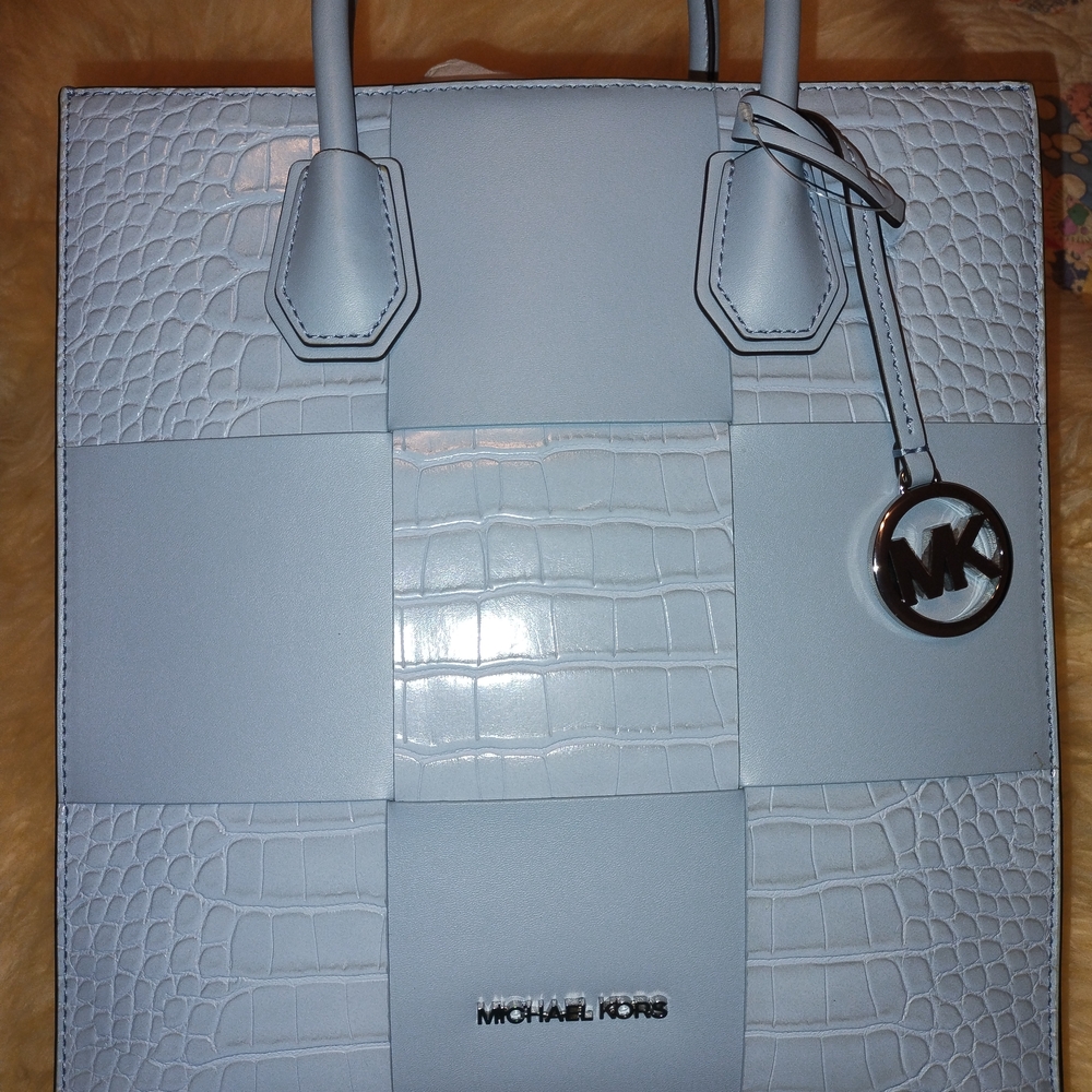 Michael Kors Light Blue Tote Bag